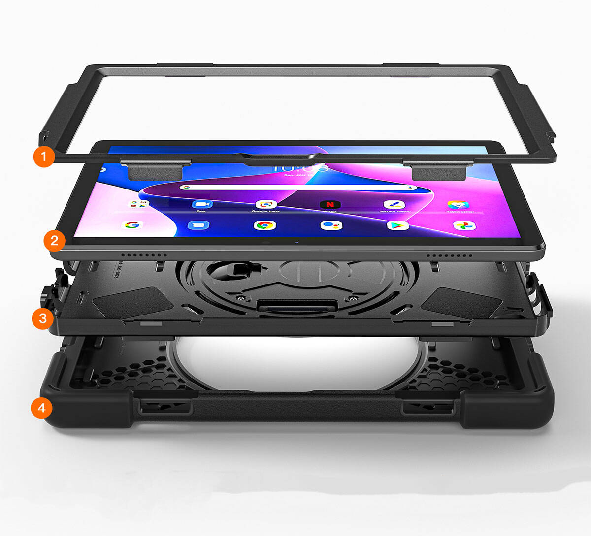 Lenovo Tab M10 HD (2nd Generation) 2022 Zore Defender Tablet Silicone - 22