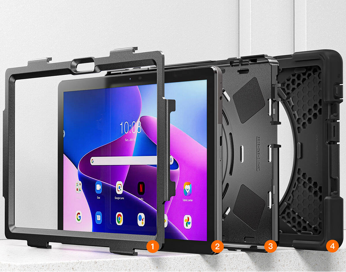 Lenovo Tab M10 HD (2nd Generation) 2022 Zore Defender Tablet Silicone - 23