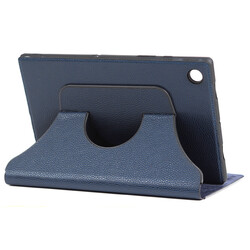 Lenovo Tab M8 Zore Fest Rotatable Stand Case Navy blue