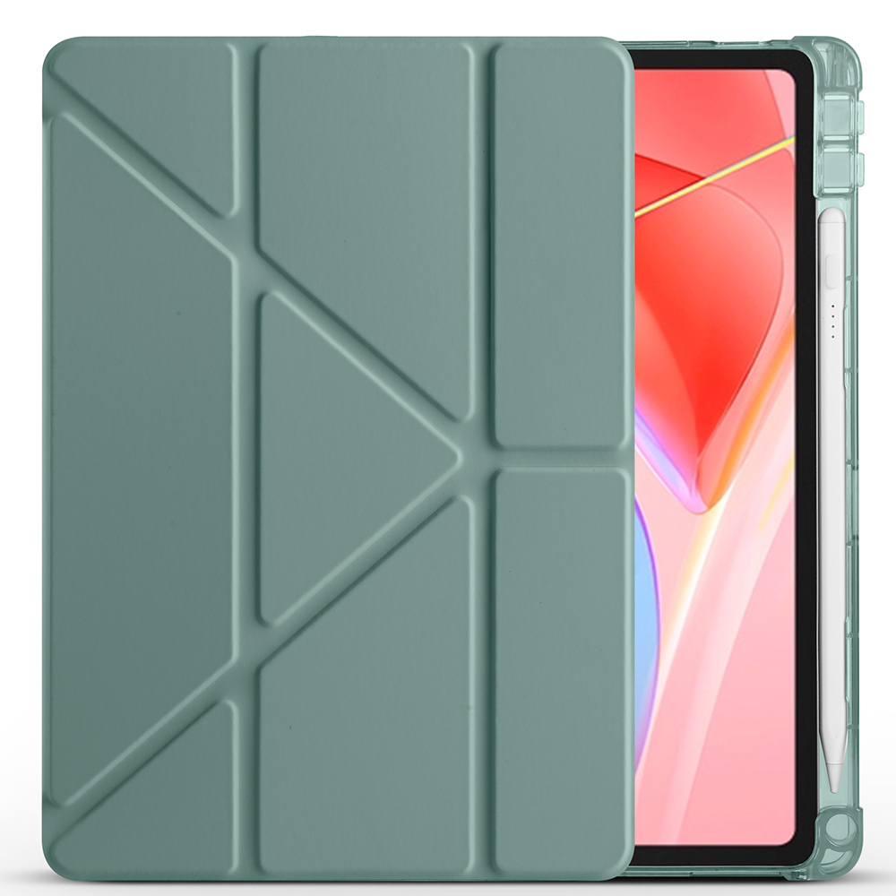 Lenovo Tab TB-311FU Case Zore Tri Folding Stand Case with Pen Compartment - 8