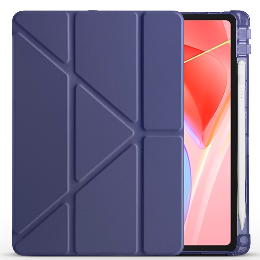 Lenovo Tab TB-311FU Case Zore Tri Folding Stand Case with Pen Compartment - 13