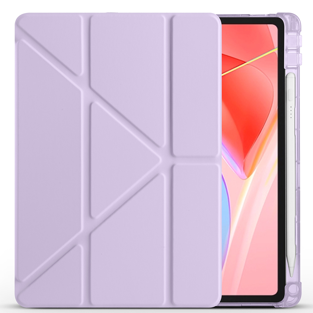 Lenovo Tab TB-311FU Case Zore Tri Folding Stand Case with Pen Compartment - 12
