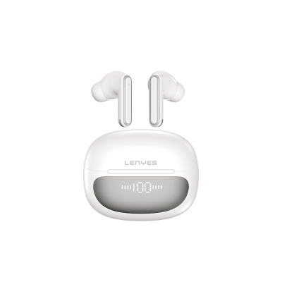 Lenyes Air 107 ANC/ENC Teknolojili 360 Derece Panaromik Ses Özellikli Kulak İçi Bluetooth Kulaklık v6.0 Beyaz