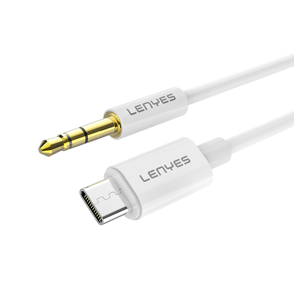 Lenyes AX102 Type-C to 3.5mm AUX Audio Cable 1M - 2