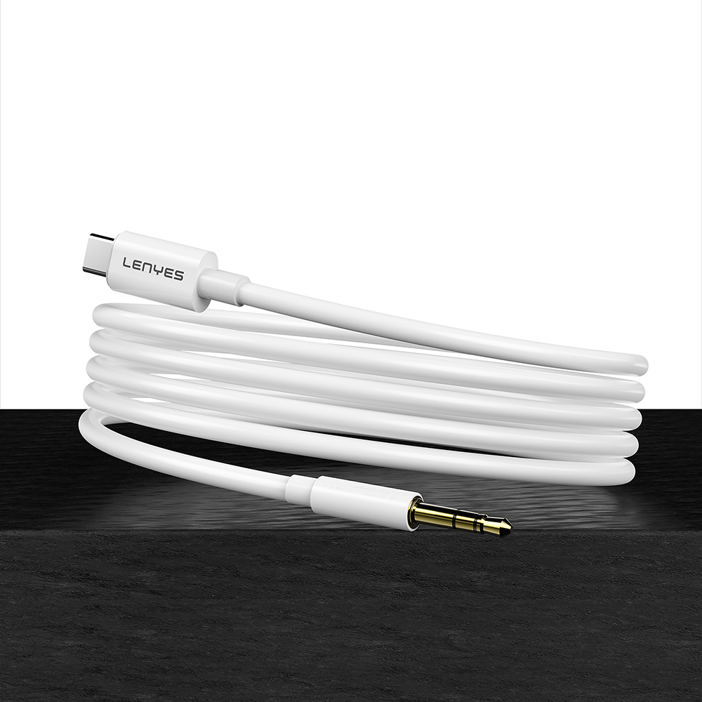 Lenyes AX106 Lightning to 3.5mm AUX Audio Kablo 1M - 8