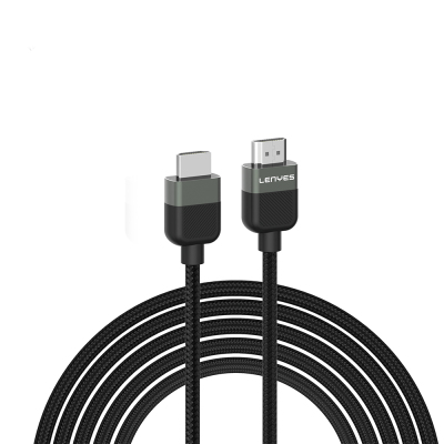 Lenyes AX130 HDTV Image and Sound Transmitter HDMI Cable Ultra HD 4K 60Hz 1.5M Black