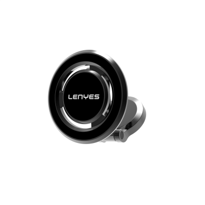 Lenyes CR160 Magnetic MagSafe 360° Car Phone Holder with Movable Head Black