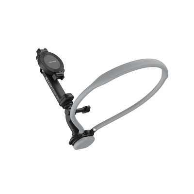 Lenyes CR203 2in1 Hands-Free Magnetic Neck Strap Phone Holder Black