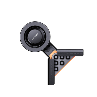 Lenyes CR210 360 Dönebilen V Köşeli Magnetik Araç İçi Telefon Tutucu Siyah