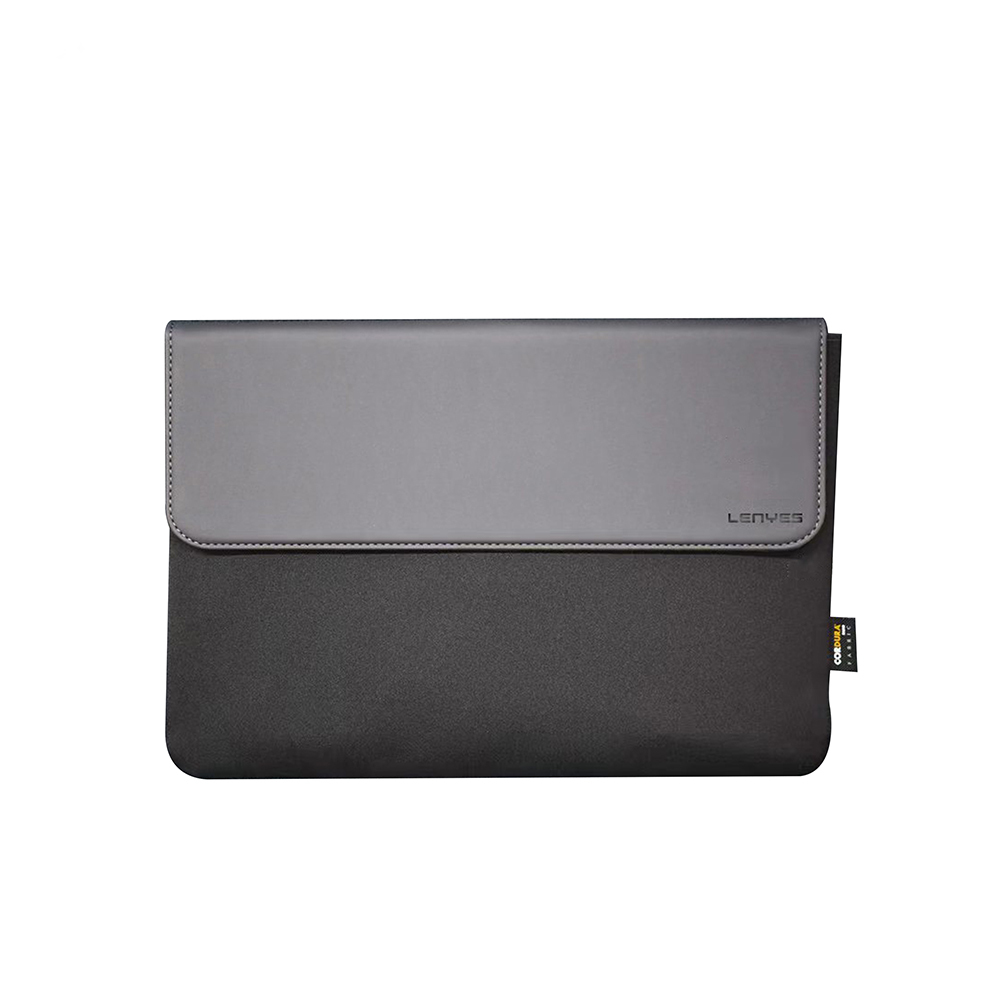 Lenyes LB503 Darbe Emici Su Geçirmez PU Cordura Kumaş 13-14 inç Laptop Çantası - 1
