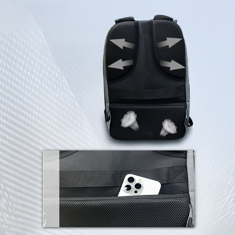 Lenyes LB506 USB Şarj Portlu Su Geçirmez Seyahat Sırt Çantası - 7