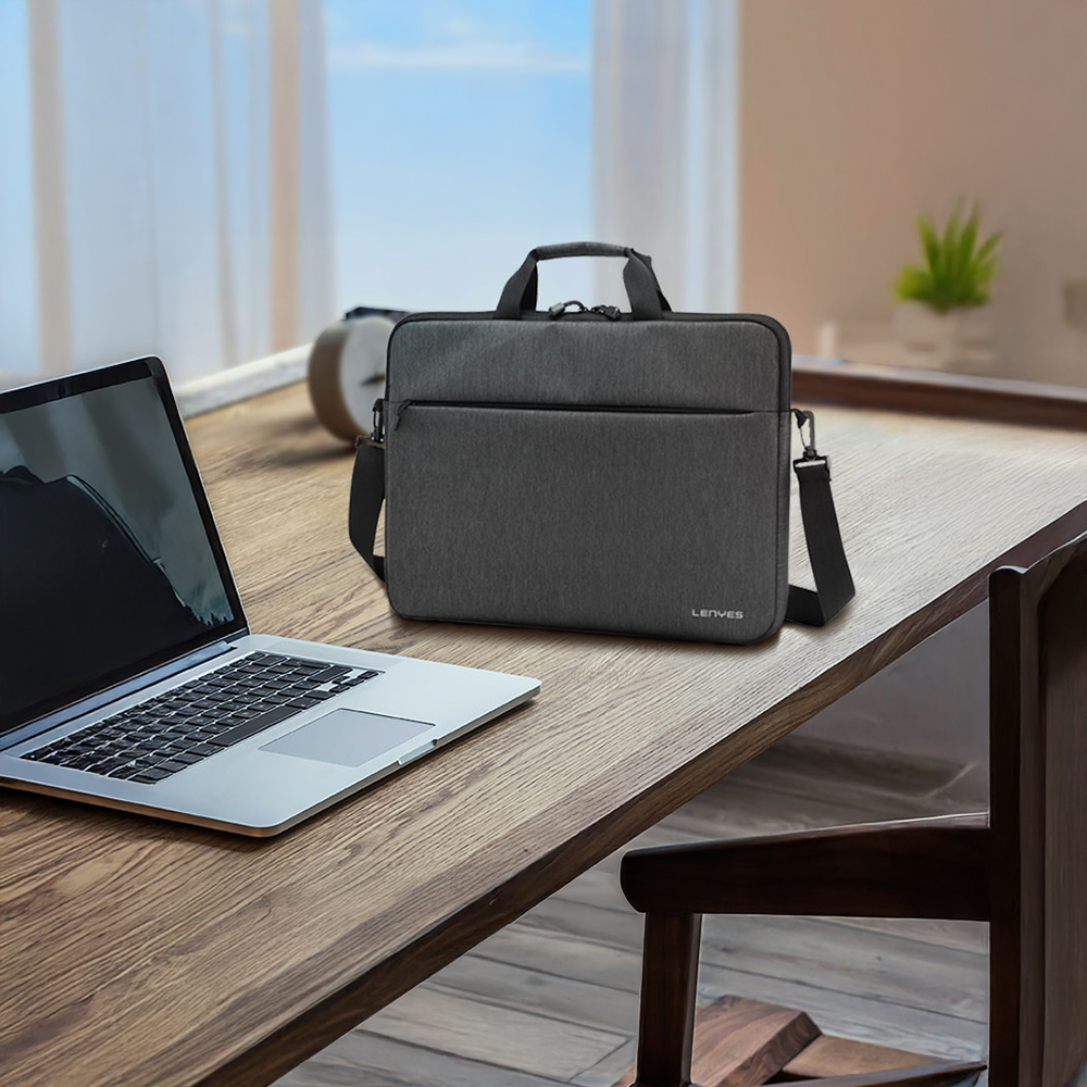 Lenyes LB509 Cleo Protect Pro Series Shock Absorbing Waterproof Polyester Fabric 15.6 inch Laptop Bag - 3