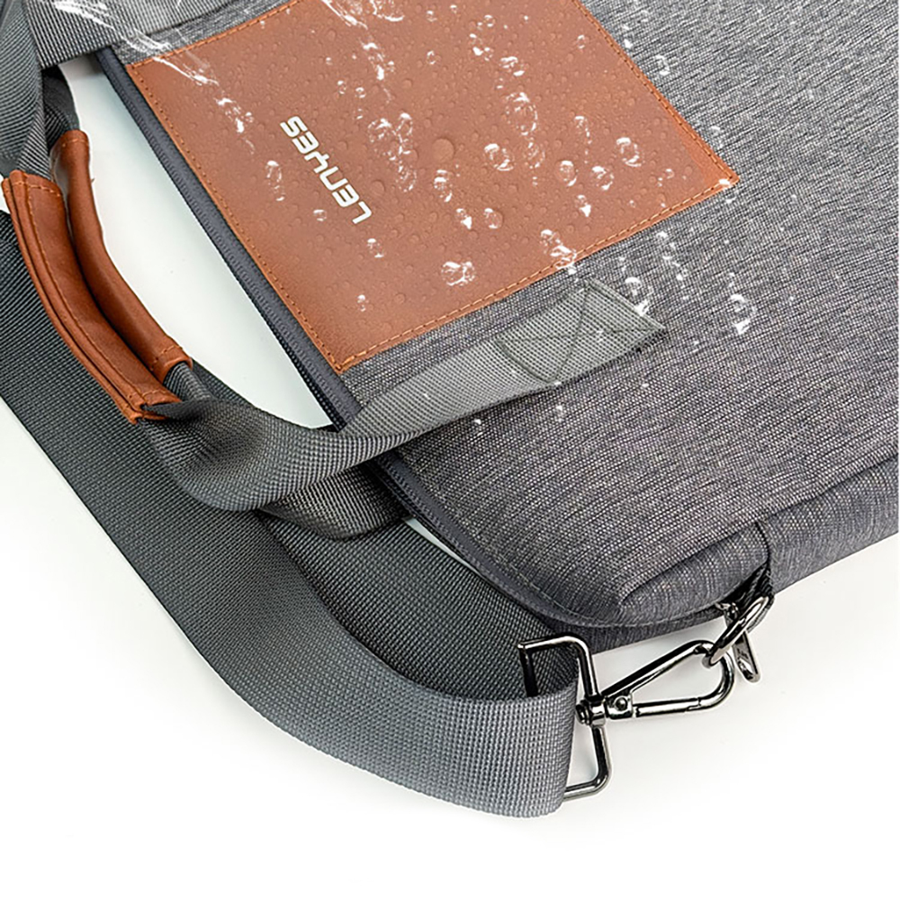 Lenyes LB544 Rambler Serisi Polyester Kumaş 15-16 inç Su Geçirmez Laptop Çantası - 6
