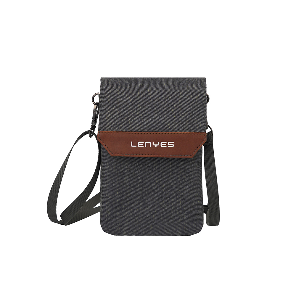 Lenyes LB546 Rambler Serisi Polyester Kumaş Su Geçirmez Mobil Aksesuar Çantası - 1