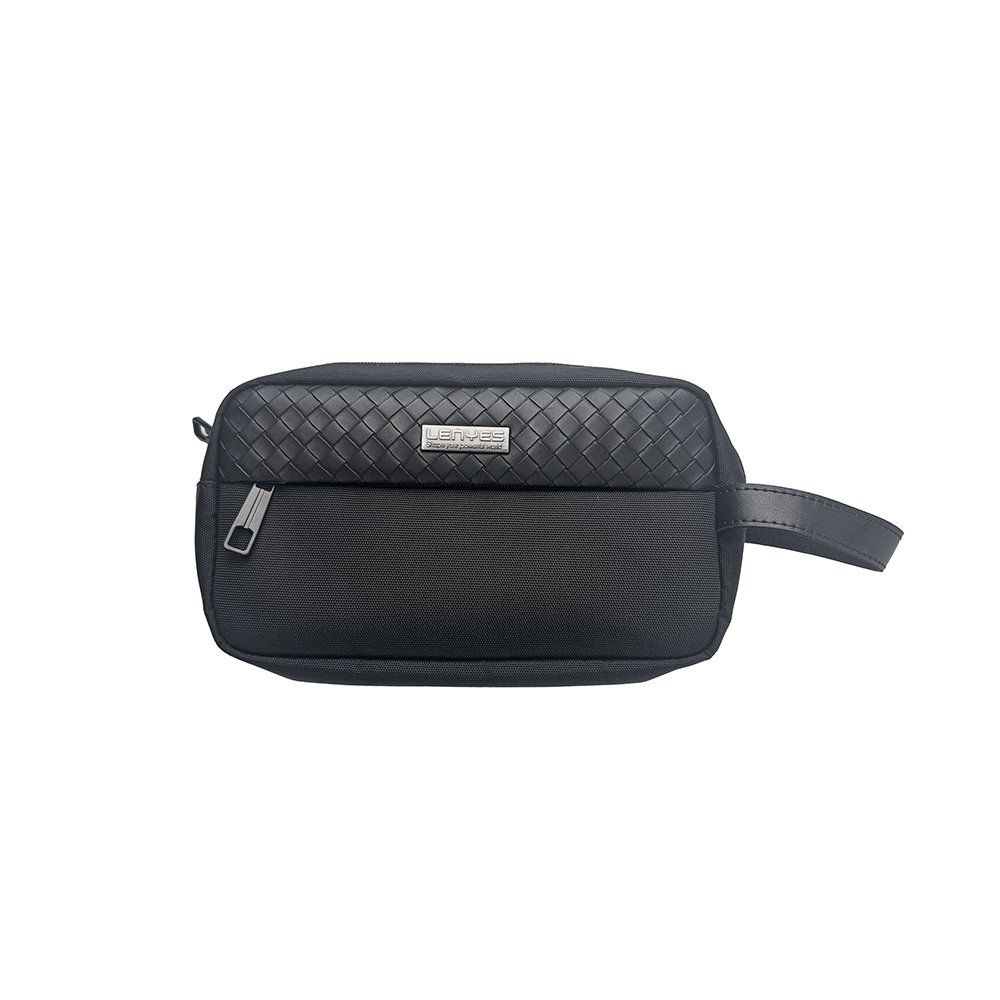 Lenyes LB551 Voyagers Serisi 1200D Polyester Kumaş Bilek Askı Kayışlı Mobil Aksesuar Çantası - 1