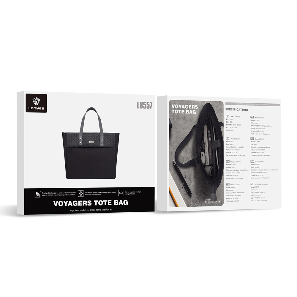 Lenyes LB557 Voyagers Serisi 1200D Su Geçirmez Seyahat Çantası - 3