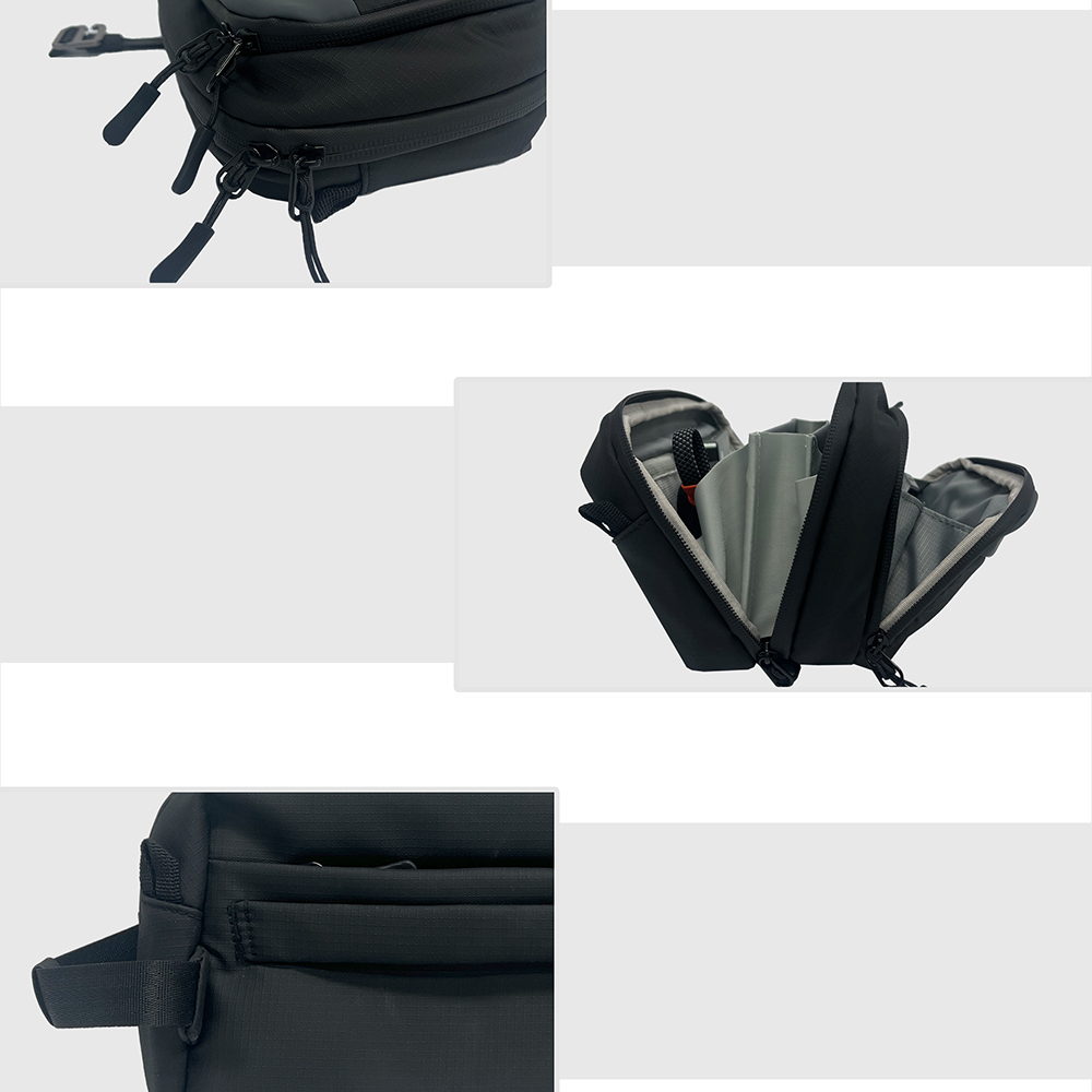 Lenyes LB561 Su Geçirmez Aşınmaya ve Çizilmeye Dayanıklı Çapraz Vücut Askılı Aksesuar Çantası 25.5cm - 8