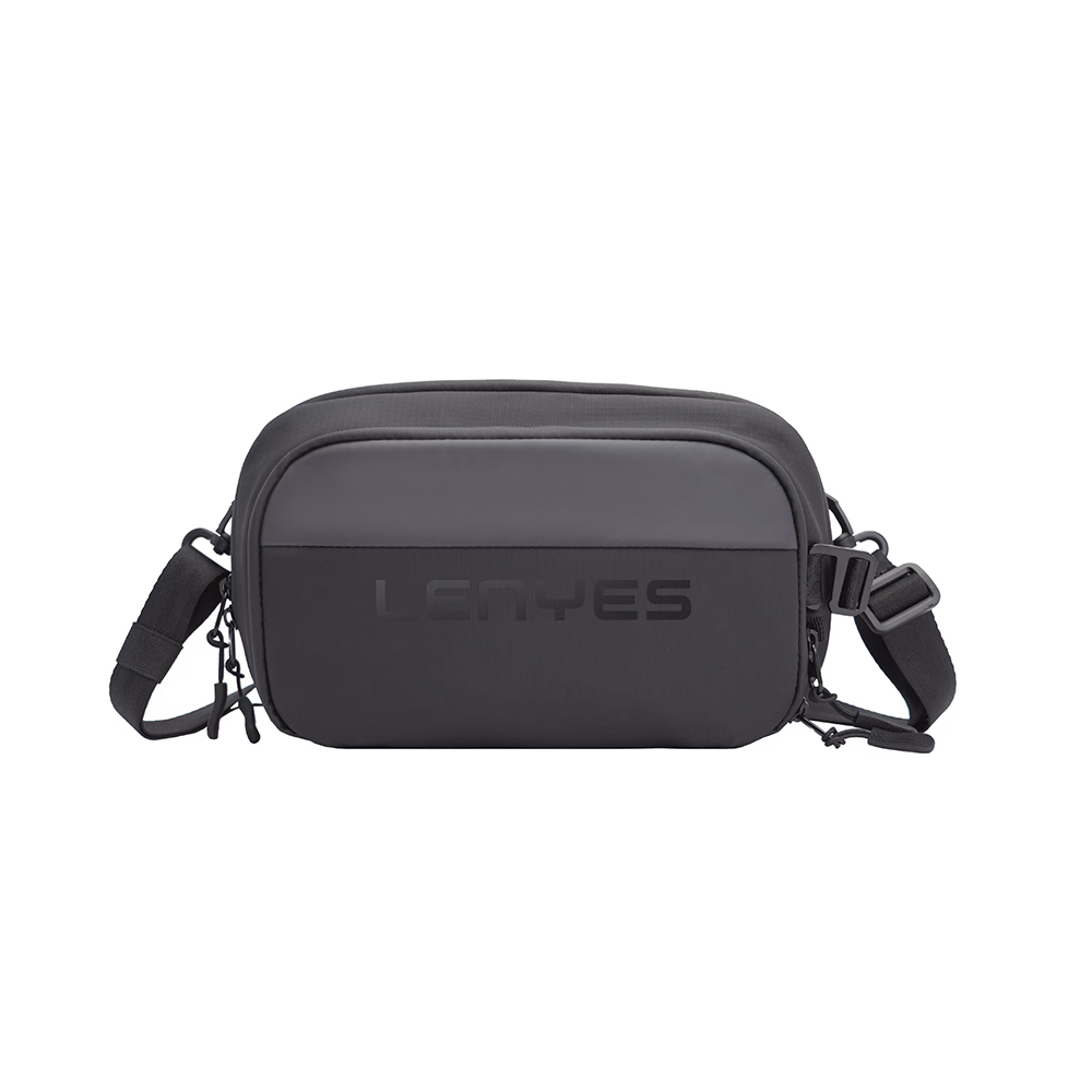Lenyes LB561 Su Geçirmez Aşınmaya ve Çizilmeye Dayanıklı Çapraz Vücut Askılı Aksesuar Çantası 25.5cm - 2