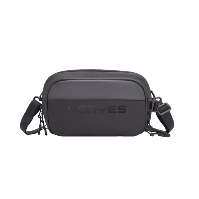 Lenyes LB561 Waterproof Wear and Scratch Resistant Crossbody Accessory Bag 25.5cm Grey