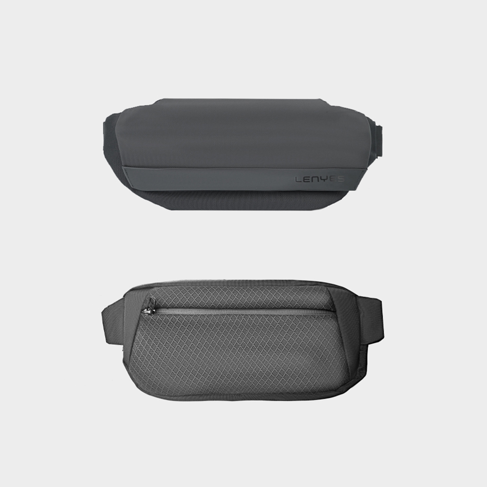 Lenyes LB573 Creator Serisi Su Geçirmez Polyester Kumaş Ayarlanabilir Askılı Bel Çantası - 4