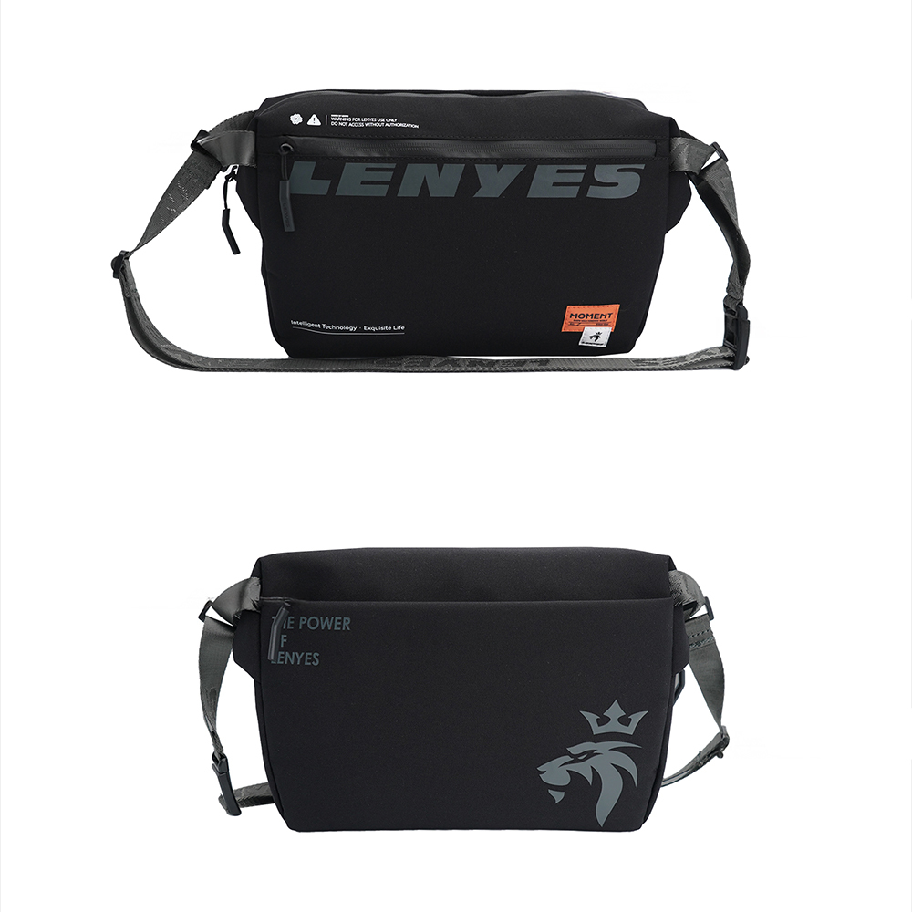 Lenyes LB594 Innovator Crossbody Serisi Manyetik Tokalı 500D Su Geçirmez Kumaşlı Çapraz Vücut Çantası - 3