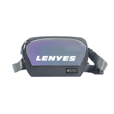 Lenyes LB713 Dazzling Crossbody Series Multi-Purpose Waterproof Crossbody Bag Black