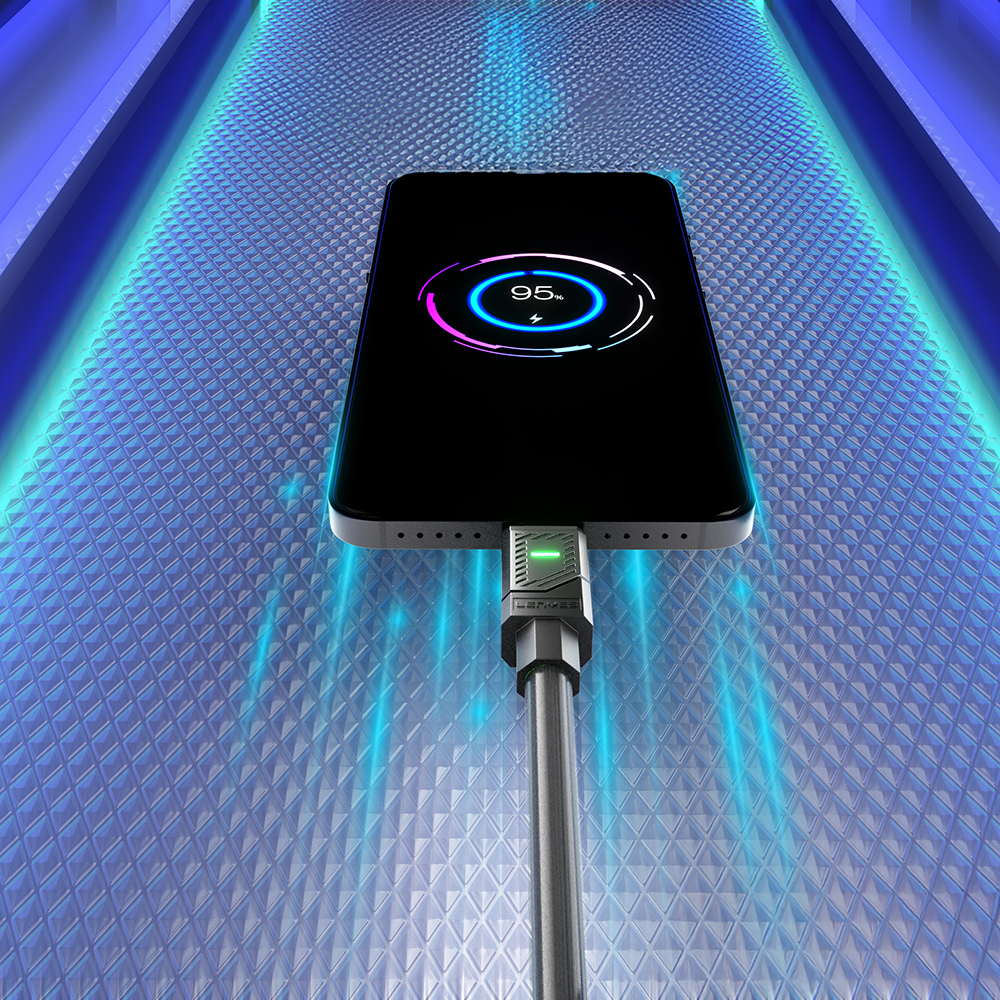 Lenyes LC506 Type-C to Type-C PD 100W Fast Charging Data and Charging Cable 1M - 5