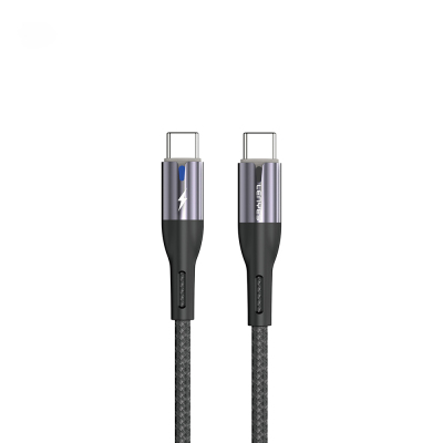 Lenyes LC535 Type-C to Type-C Fast Charging Data and Charging Cable 60W 1M Black