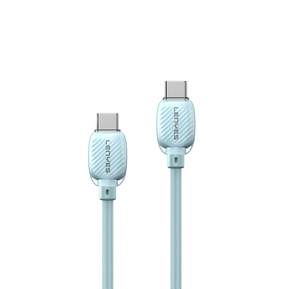 Lenyes LC536 Type-C to Type-C PD Örgü Tasarımlı Hızlı Şarj Özellikli Data ve Şarj Kablosu 60W 1M - 2