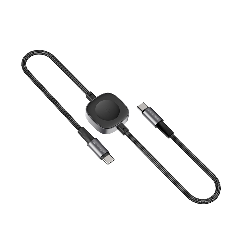 Lenyes LC540 Type-C to Type-C + Akıllı Saat Şarj Kablosu 100W 1.2M - 2