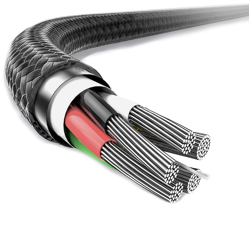 Lenyes LC546 Type-C to Type-C Braided Design Fast Charging Data and Charging Cable 60W 1M - 3