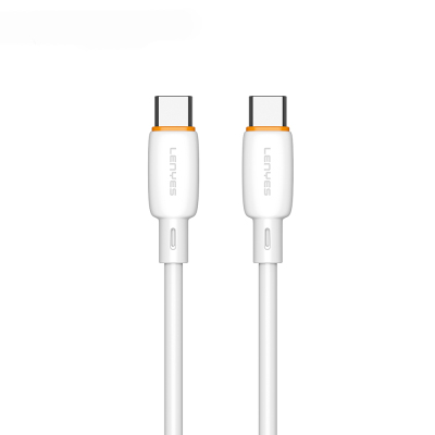 Lenyes LC548-TC-TC Type-C to Type-C Hızlı Şarj Özellikli PD Data ve Şarj Kablosu 60W 1M Beyaz