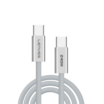 Lenyes LC550 Type-C to Type-C Fast Charging Data and Charging Cable 240W 1M White