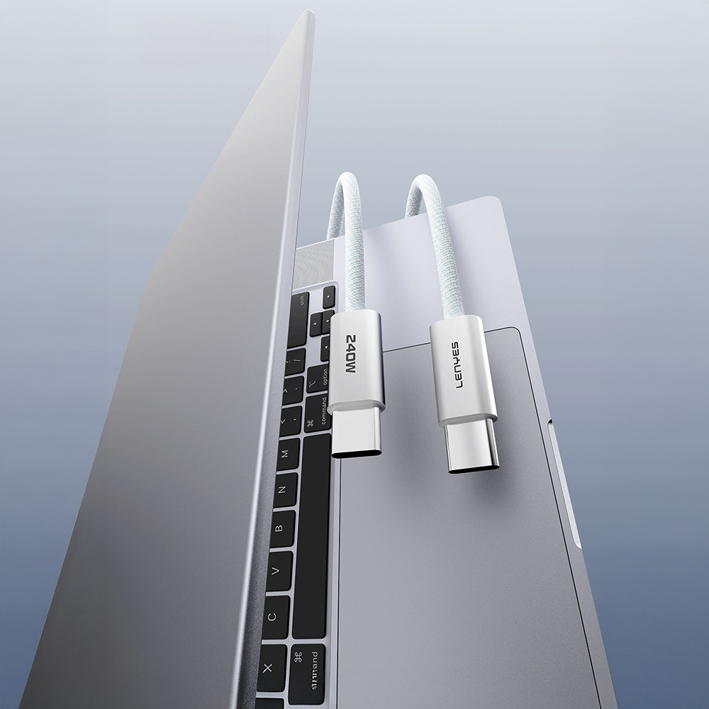 Lenyes LC550 Type-C to Type-C Hızlı Şarj Özellikli Data ve Şarj Kablosu 240W 1M - 4