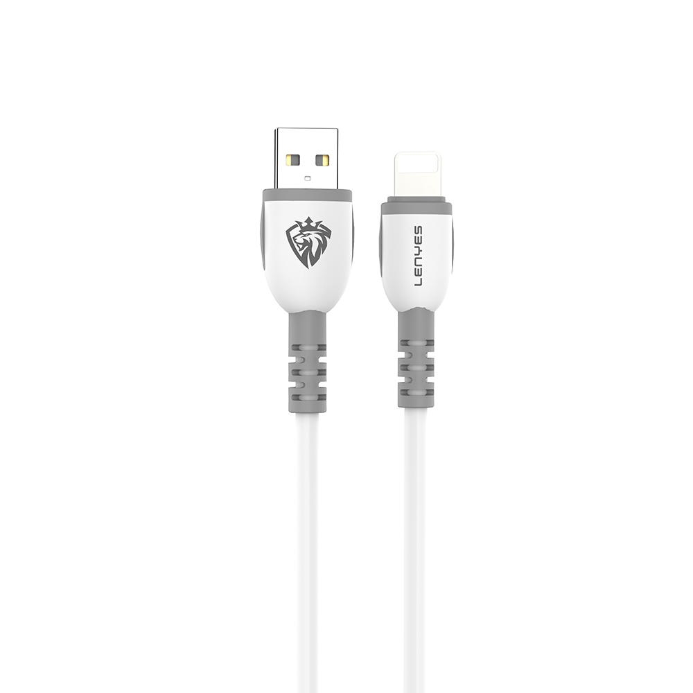 Lenyes LC979 USB-A to Lightning Hızlı Şarj Özellikli Data ve Şarj Kablosu 2.4A 1M - 1