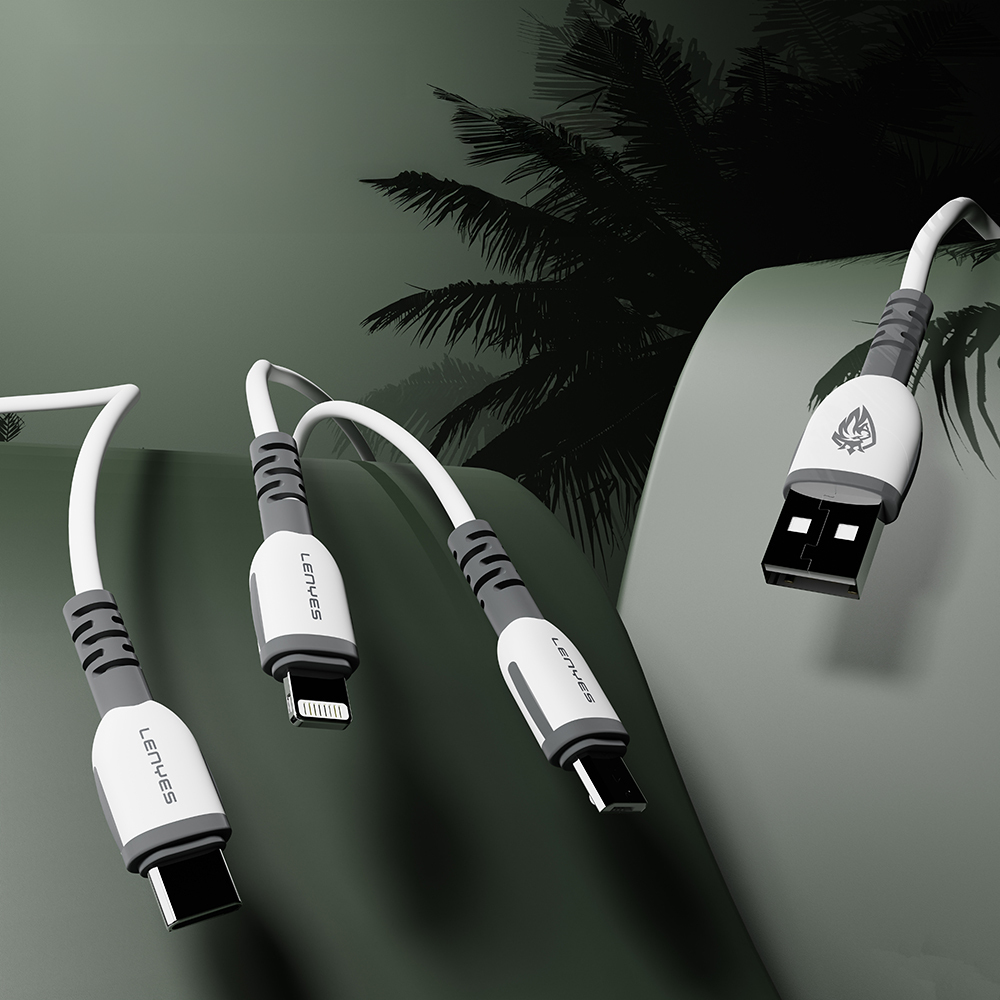 Lenyes LC979 USB-A to Micro Hızlı Şarj Özellikli Data ve Şarj Kablosu 2.4A 1M - 4