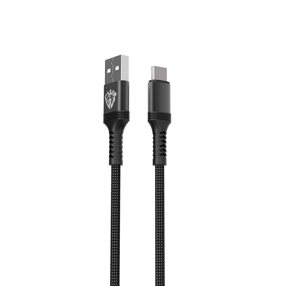 Lenyes LC980 USB-A to Type-C Hızlı Şarj Özellikli Örgülü Data ve Şarj Kablosu 1M 2.4A - 3