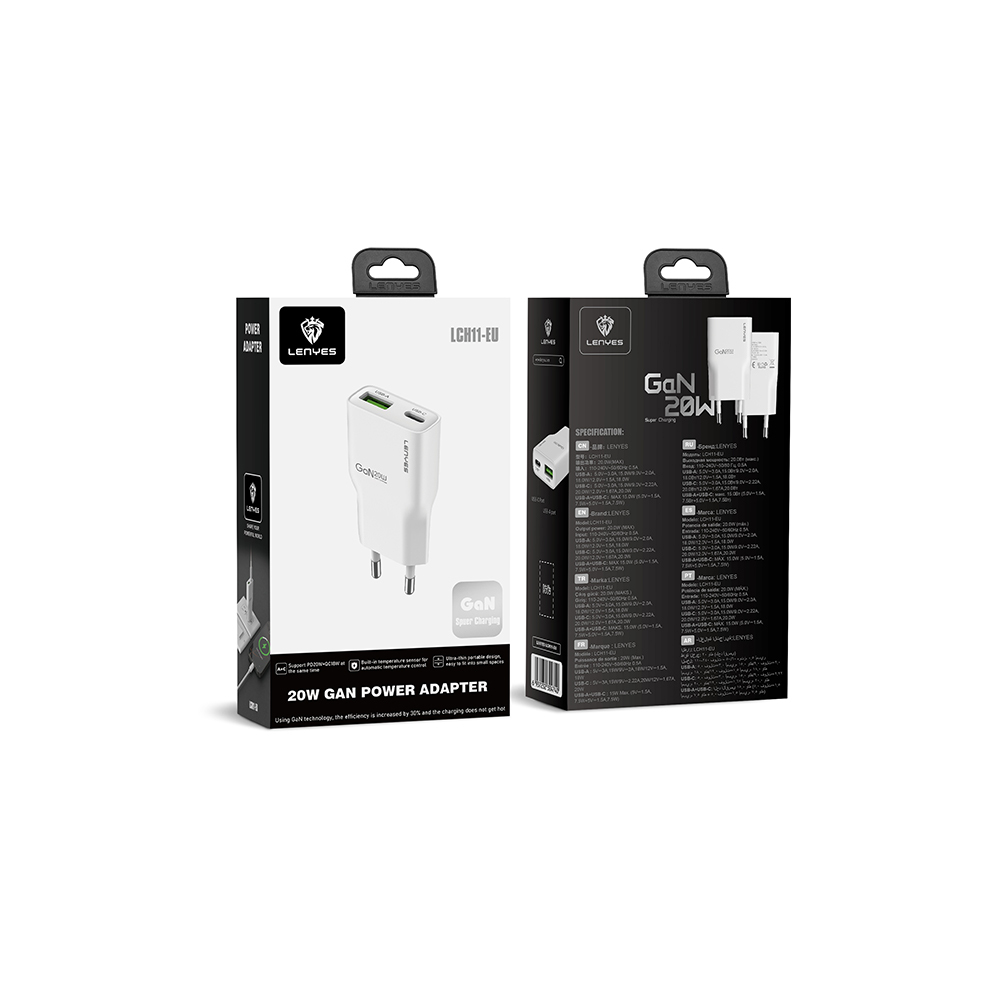 Lenyes LCH11 Series GaN Technology PD Fast Charging Charging Head 20W - 7