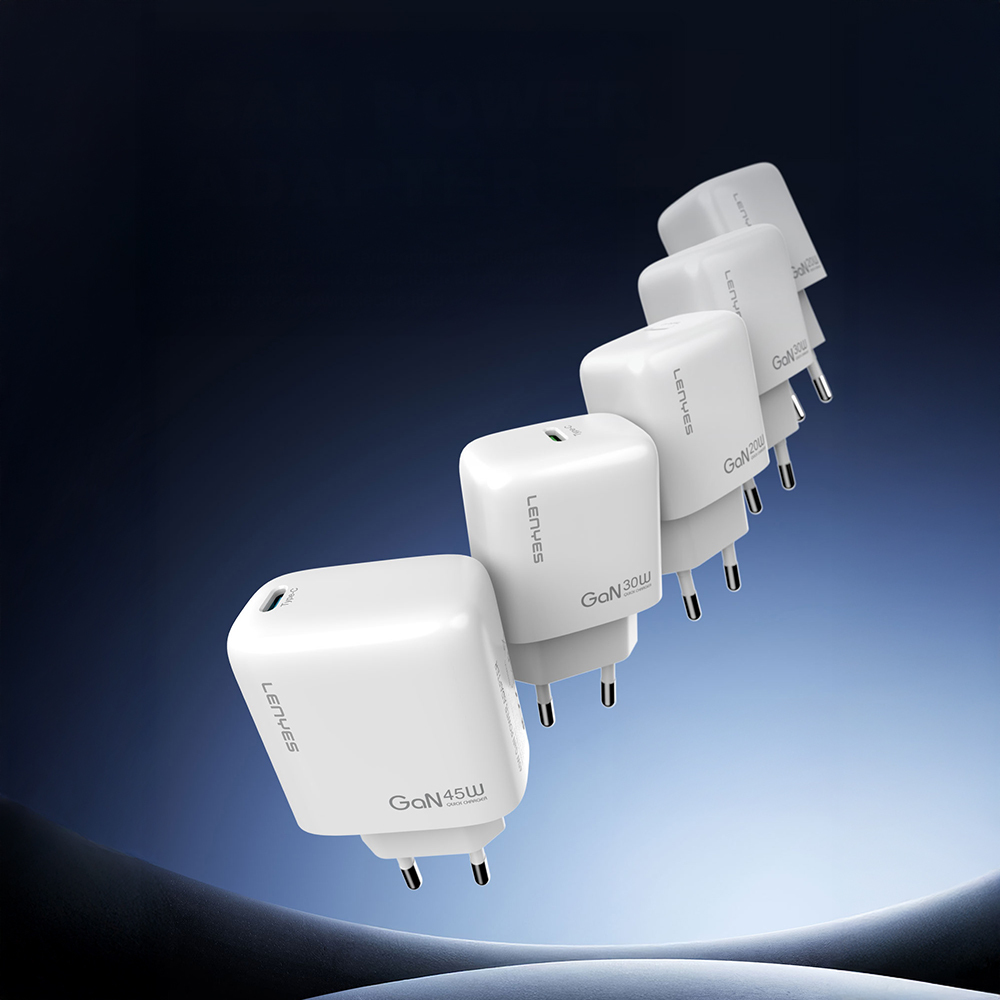 Lenyes LCH93 Type-C ve USB GaN Teknolojili PD Hızlı Şarj Özellikli Şarj Başlığı 30W - 3