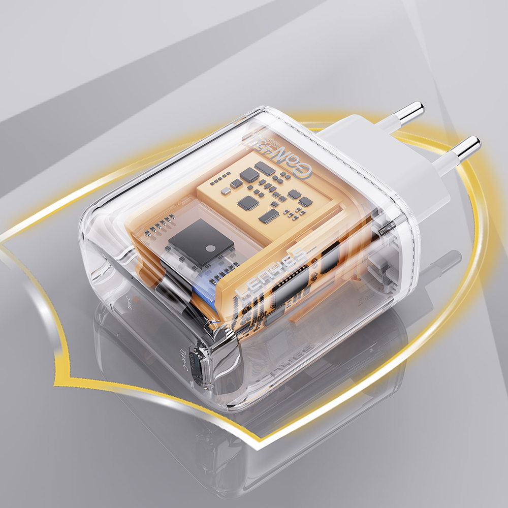 Lenyes LCH93 Type-C ve USB GaN Teknolojili PD Hızlı Şarj Özellikli Şarj Başlığı 30W - 6
