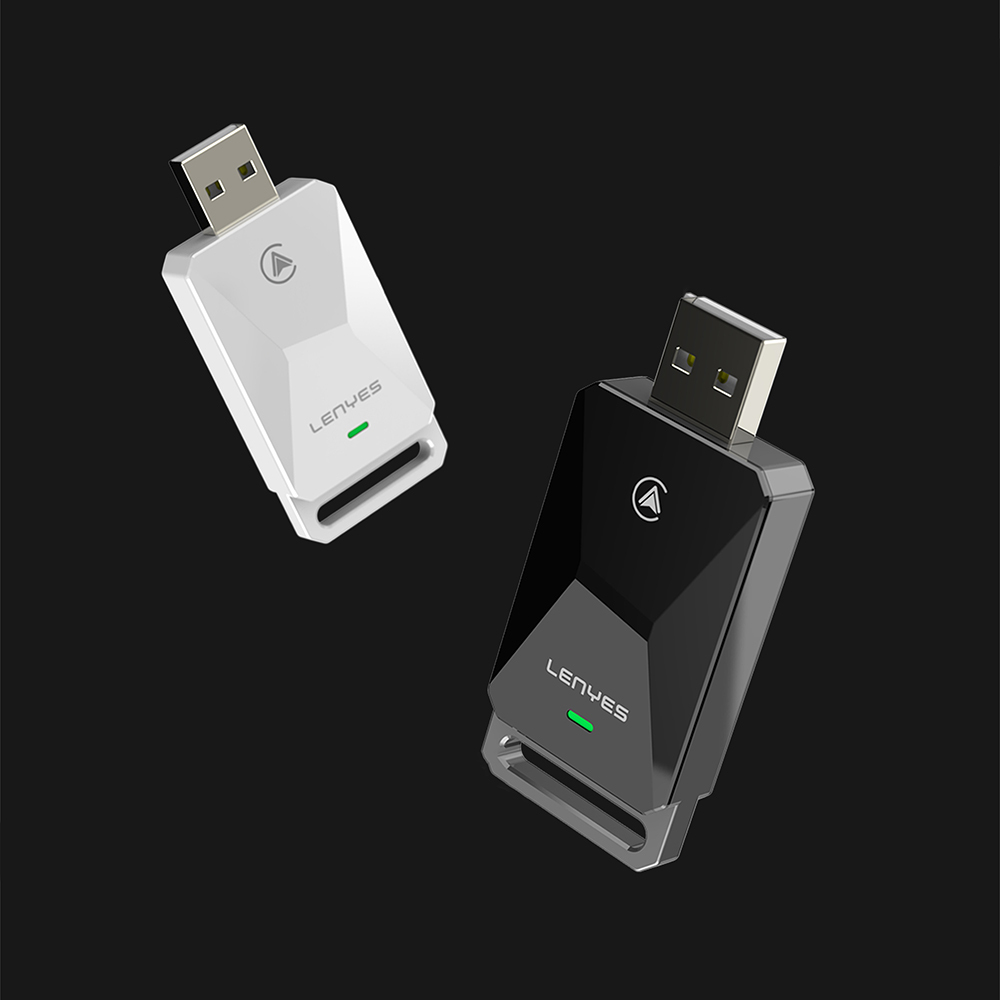 Lenyes LCP02 Android Auto Supported CarPlay USB Bluetooth 5.0 Wireless Transmitter Adapter - 6