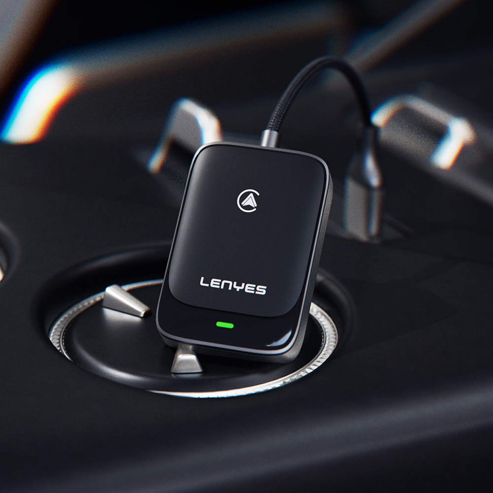 Lenyes LCP03 Android Auto Destekli CarPlay USB Bluetooth 5.0 Wireless Transmitter Adaptör - 9