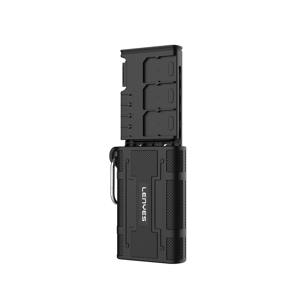 Lenyes LCR02 Type-C Kablolu Su Geçirmez Çoklu Kart Depolama ve Okuyucu Kutusu 10 Gbps - 1