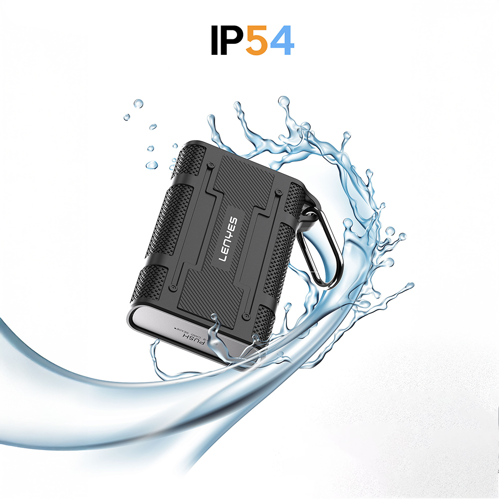 Lenyes LCR04 Type-C Kablolu Su Geçirmez Çoklu Kart Depolama ve Okuyucu Kutusu 10 Gbps - 4