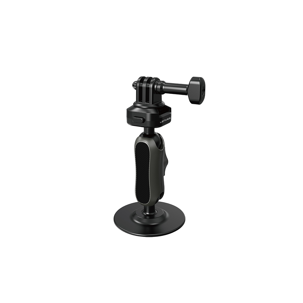 Lenyes LCT104 Telescopic Suction Cup Design Action Camera Holder - 1