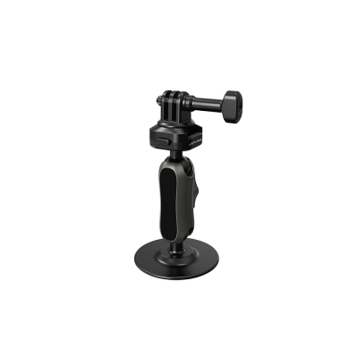 Lenyes LCT104 Telescopic Suction Cup Design Action Camera Holder Black