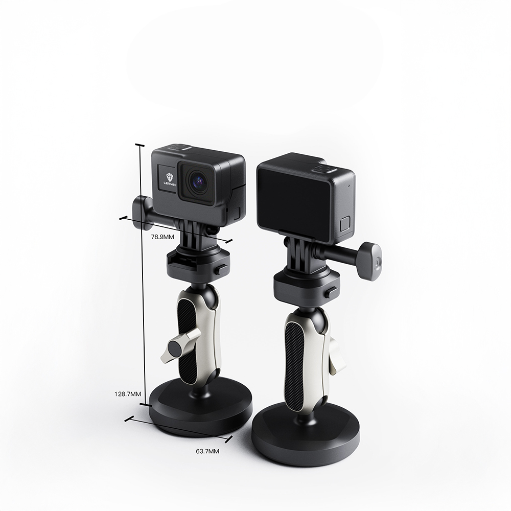 Lenyes LCT105 Telescopic Suction Cup Design Action Camera Holder - 3