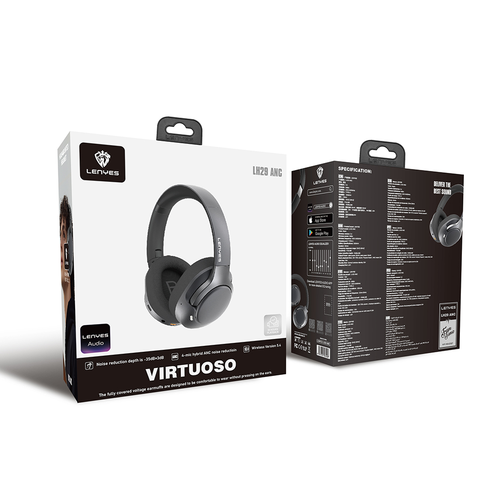 Lenyes LH29 ANC Özellikli TWS Kulak Üstü Bluetooth Kulaklık v5.4 - 12