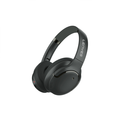 Lenyes LH61 Foldable Design TWS On-Ear Bluetooth Headset v5.4 Black