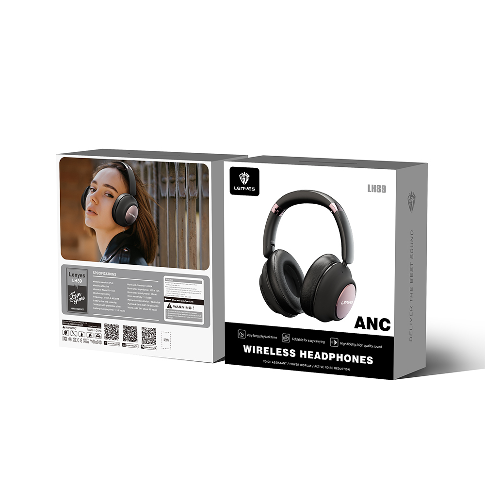 ​Lenyes LH89 ANC Featured TWS On-Ear Bluetooth Headset v5.3 - 10